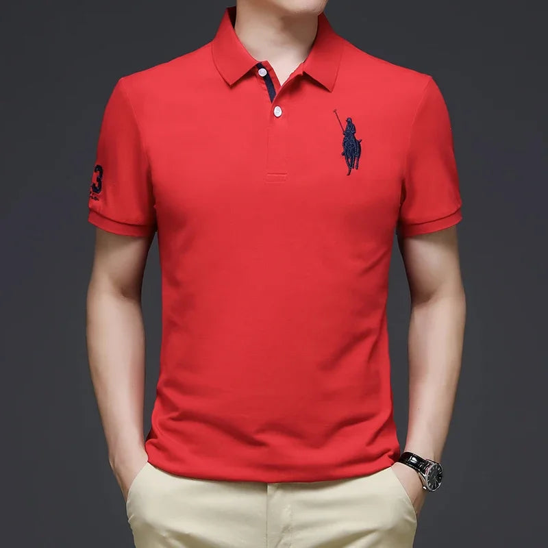 Men’s Luxury Embroidered Polo Shirt