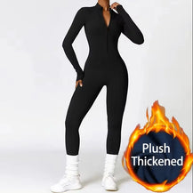 Women’s Luxury Zipper Sports Jumpsuit