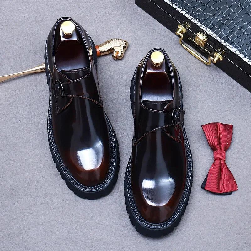Men’s Italian Style Polished Leather Shoes