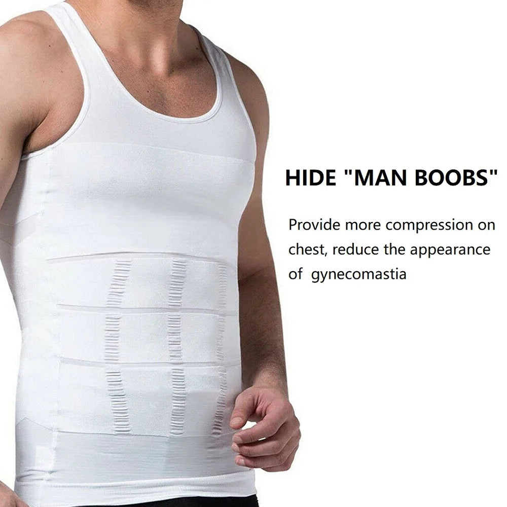 Men’s High-Compression Slimming Undershirt