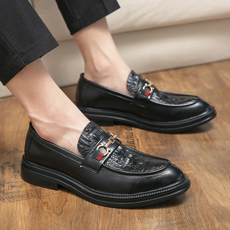 Men’s Italian Style Luxury Leather Loafer Shoes