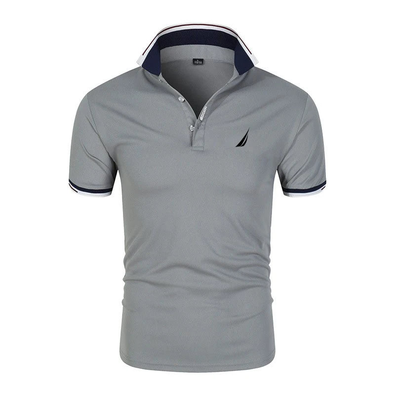 Men’s Breathable Short Sleeve Polo Shirt