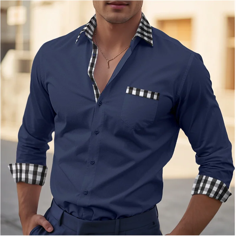 Men’s Modern Business Shirt for Office & Socials