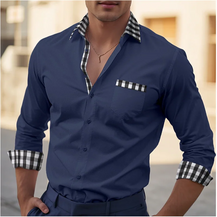 Men’s Modern Business Shirt for Office & Socials