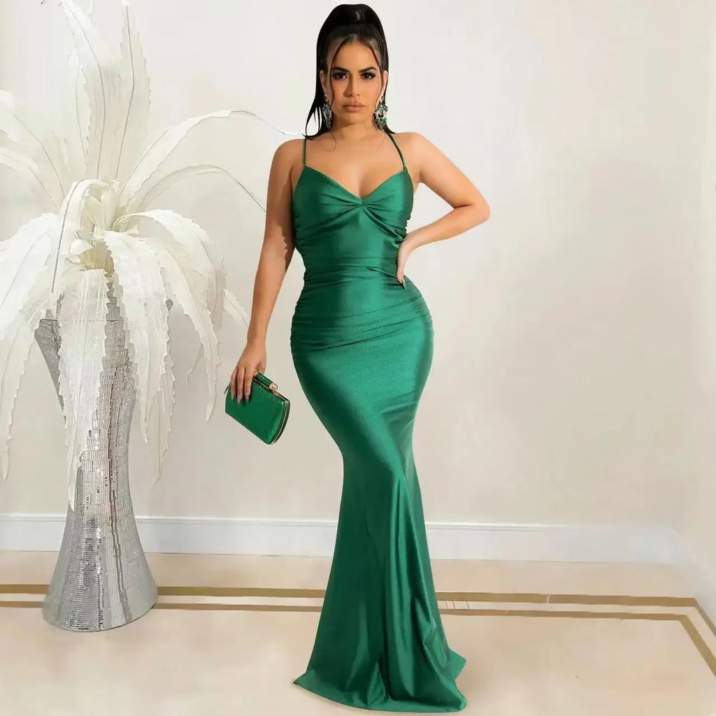 Women’s Elegant Backless Bodycon Dresss