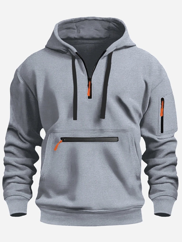 Breathable Men’s Hooded Sports Pullover