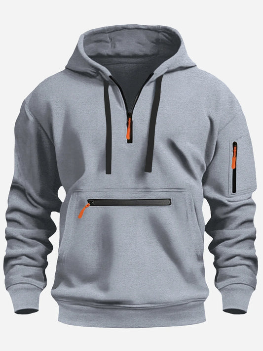 Breathable Men’s Hooded Sports Pullover