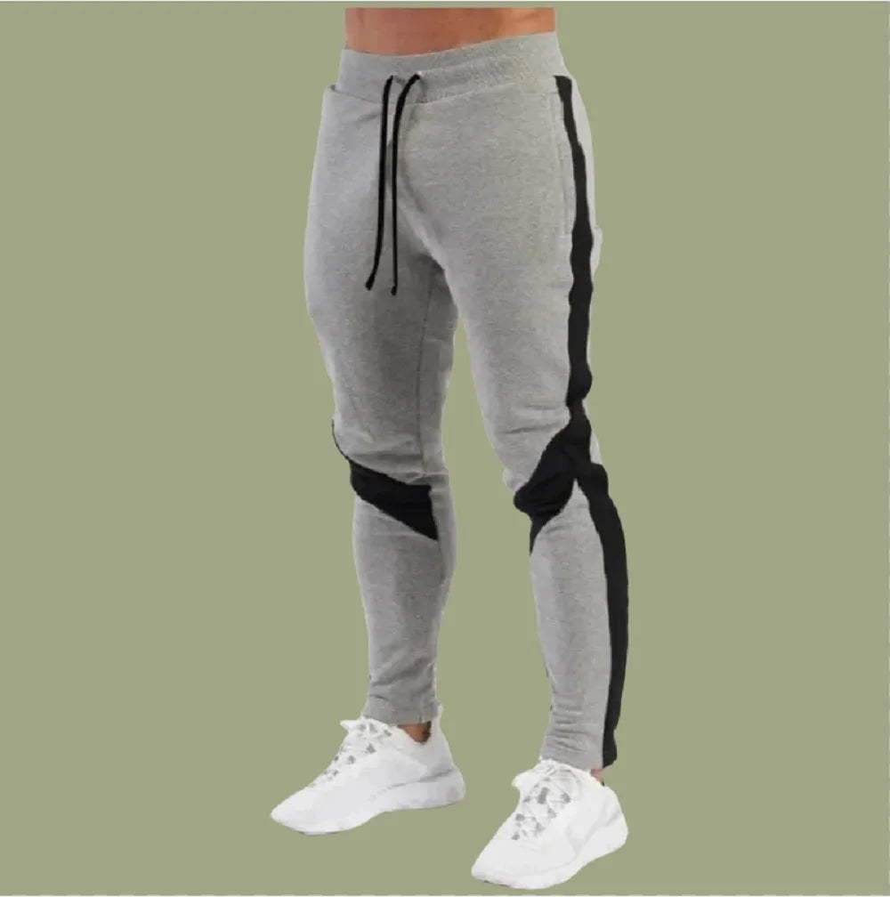 Mens Joggers Casual Pants Fitness Men Sportswear Tracksuit Bottoms Skinny Sweatpants Trousers Black Gyms Jogger Track PantsPlush