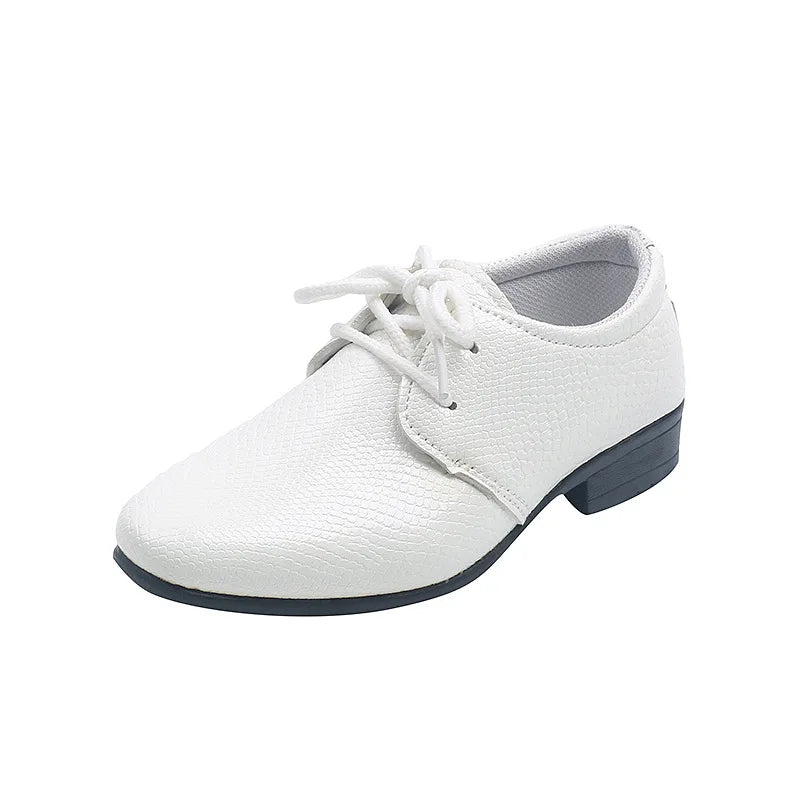 Kids’ British-Style Leather Shoes
