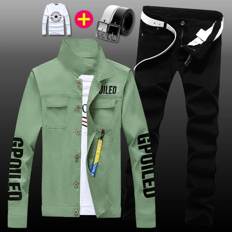 Gpoiled Men’s 2-Piece Denim Set