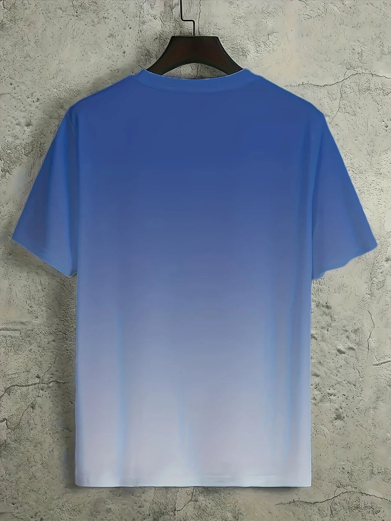 Men’s Gradient Color Oversized T-Shirt