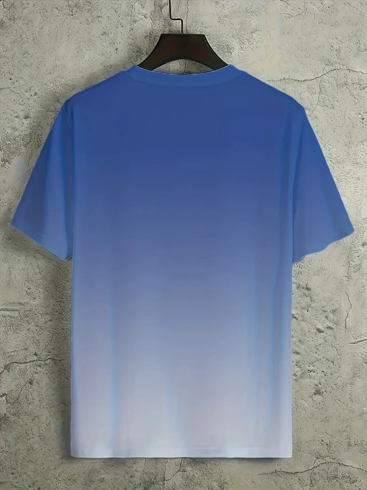 Men’s Gradient Color Oversized T-Shirt