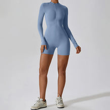 Women’s Luxury Zipper Sports Jumpsuit