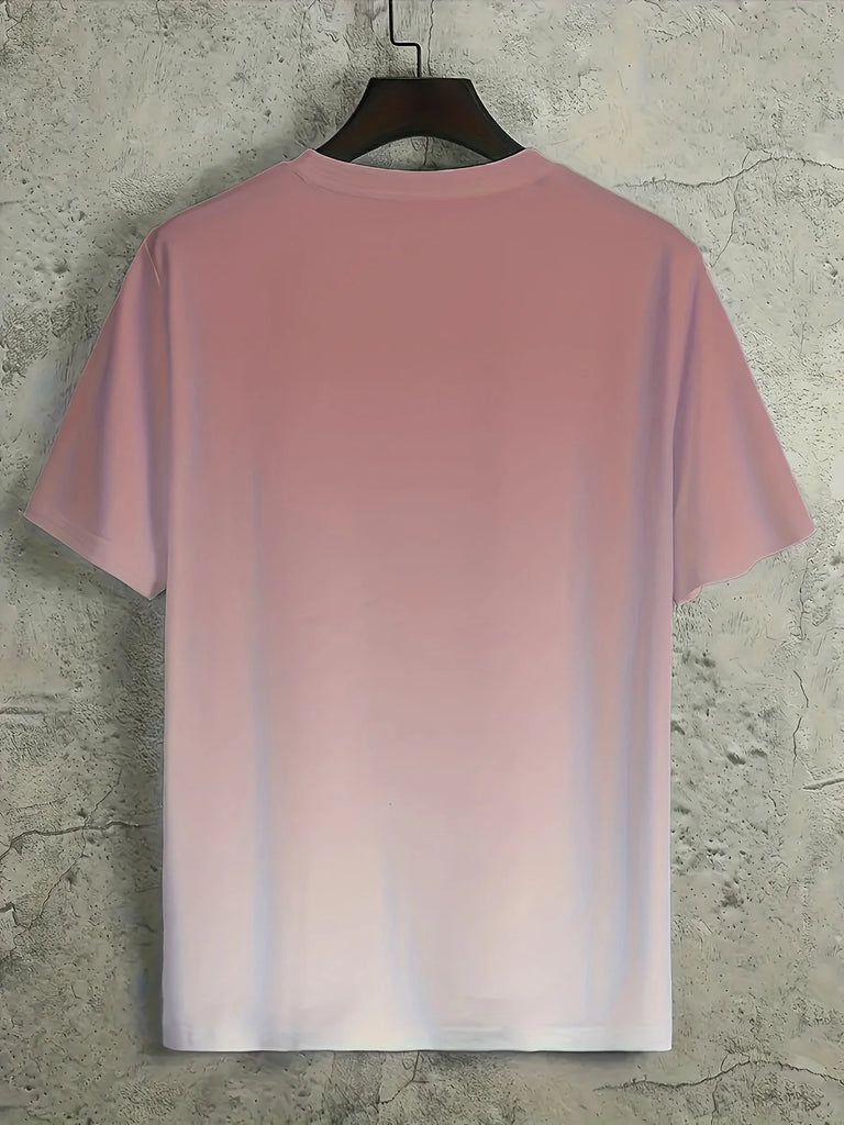 Men’s Gradient Color Oversized T-Shirt