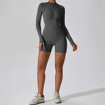 Women’s Luxury Zipper Sports Jumpsuit