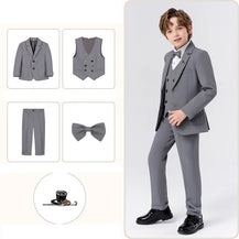 Boys’ Beige Piano Dress Suit