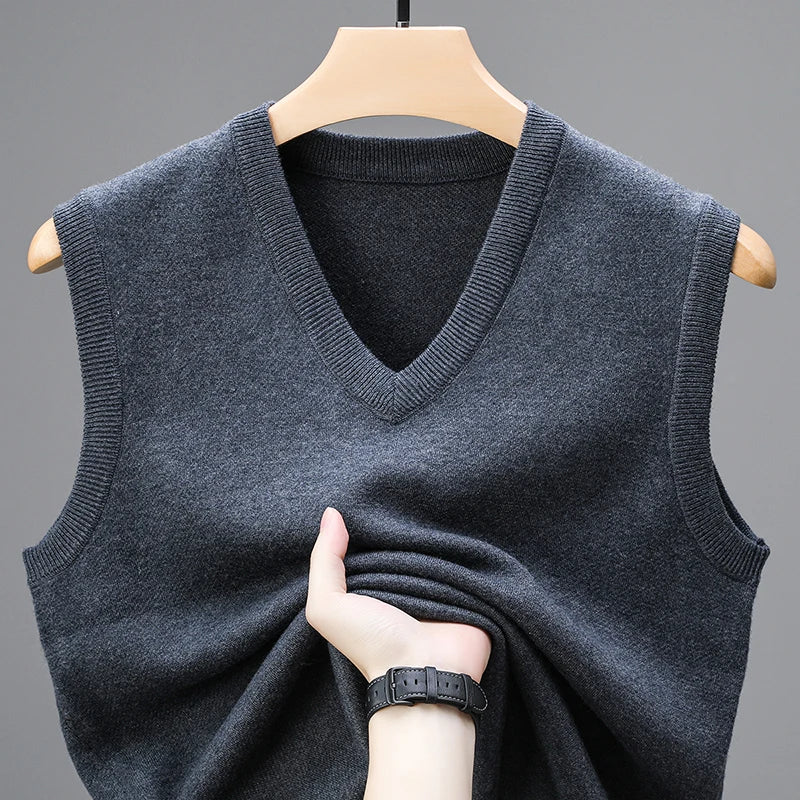 Stylish Men’s Wool Cashmere Vest