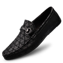 Men’s Black Leather Loafer Shoes