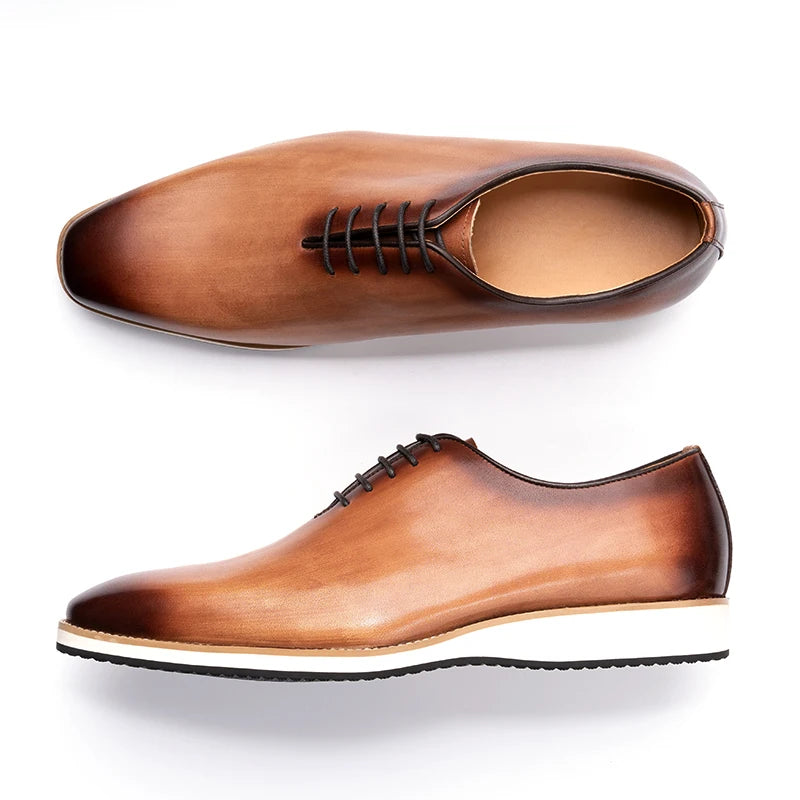 Men's Handcrafted Oxford Style Casual Sneakers