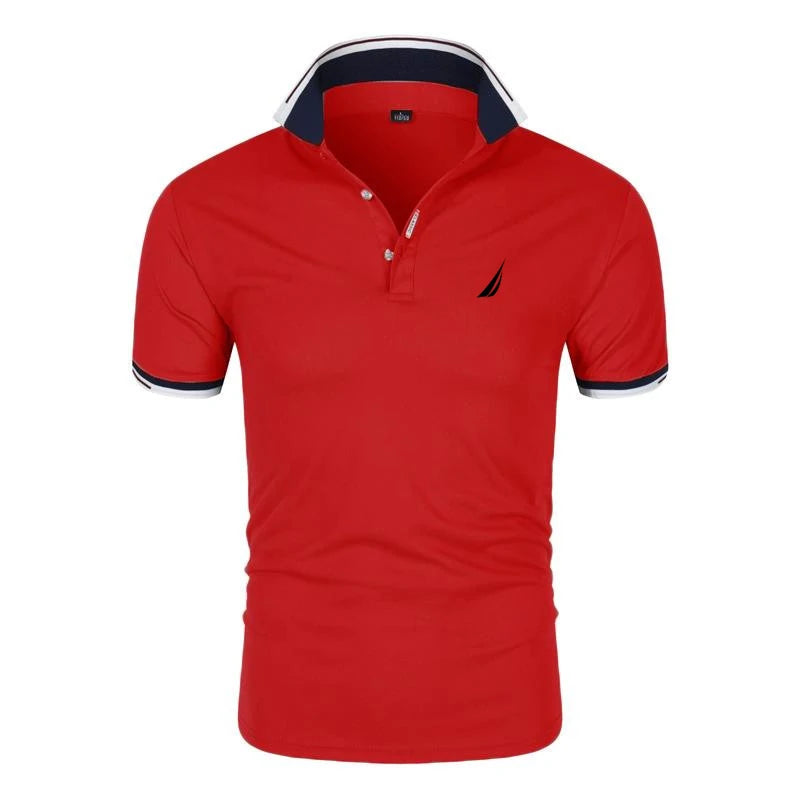 Men’s Breathable Short Sleeve Polo Shirt