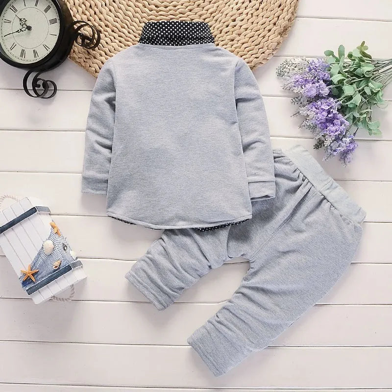 IENENS Long Sleeve Formal Suit for Kids