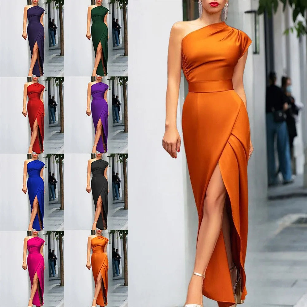 Women’s Front Slit Cocktail & Gala Party Dress
