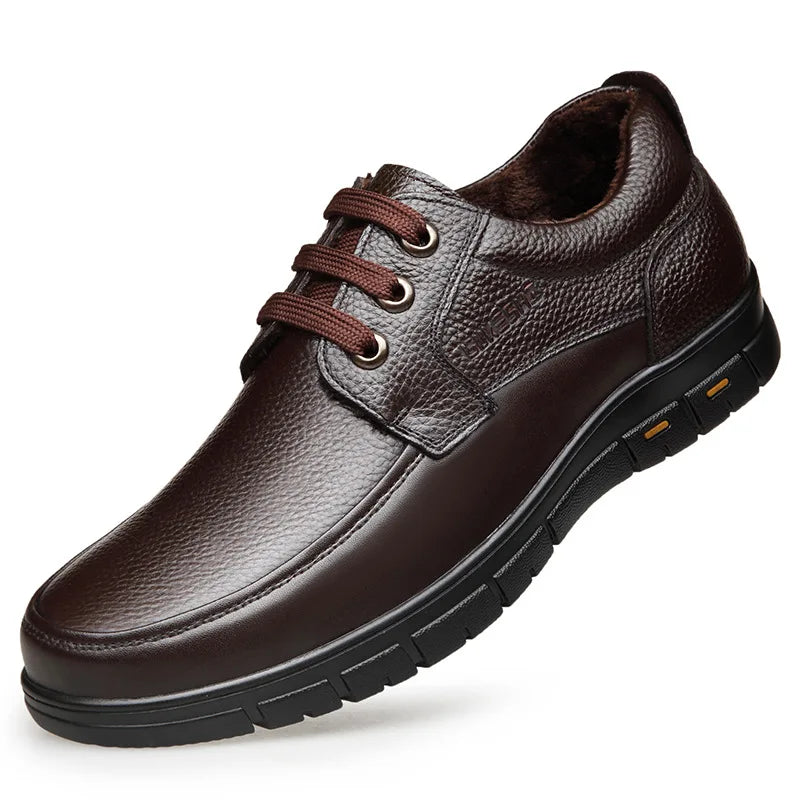 Men’s Warm and Comfortable Leather Shoes