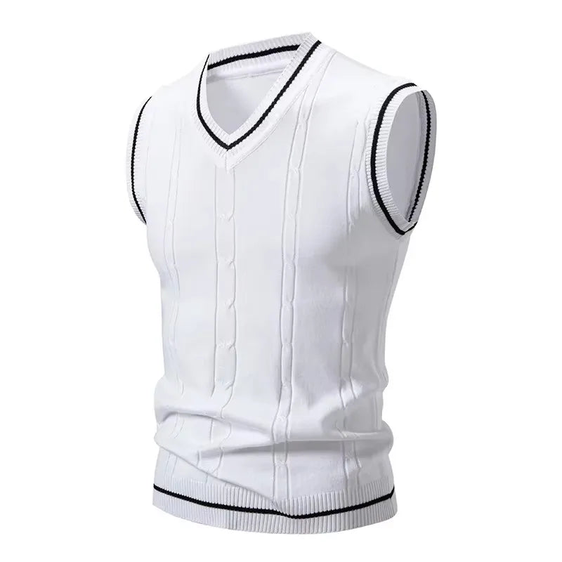 Men's Warm Knitted Sweater Vest