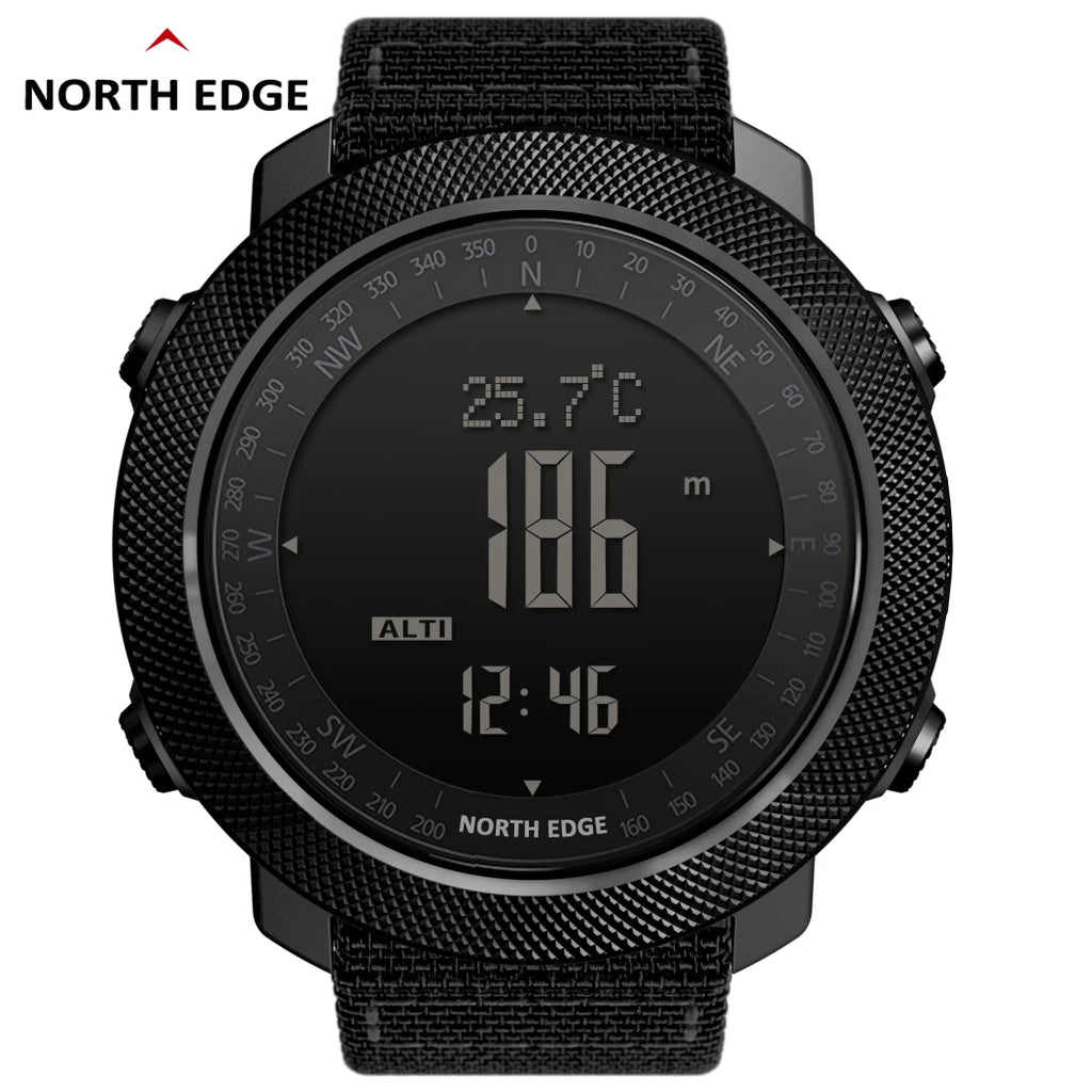 NORTH EDGE Men’s 50M Waterproof Military Watch