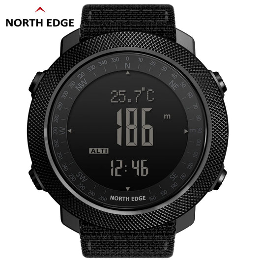 NORTH EDGE Men’s 50M Waterproof Military Watch