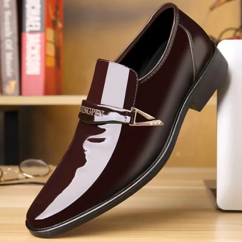 Men’s Korean Edition Pointed Toe Dress Shoes