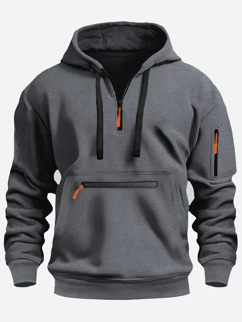 Breathable Men’s Hooded Sports Pullover