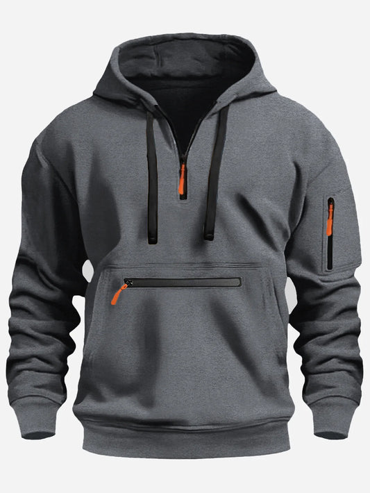 Breathable Men’s Hooded Sports Pullover