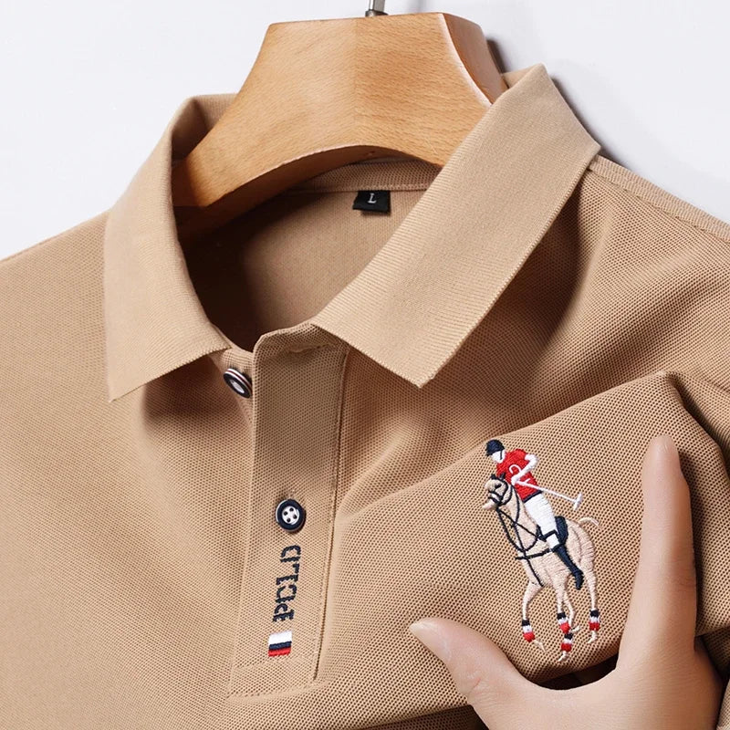Premium Men’s Embroidered Polo Shirt