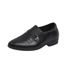 Boys' Durable Low-heeled Leather Shoes