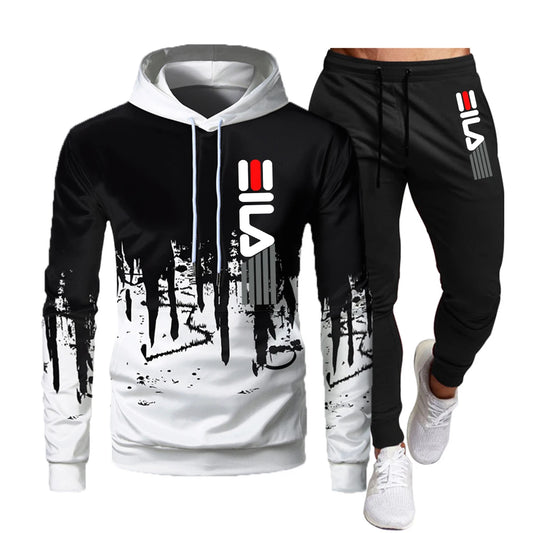 Men's Fashion Hoodie Brand Pants Casual Jogging Suit SportsWear Sweatshirt