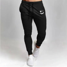 Men’s Smiley Face Printed Jogging Pants