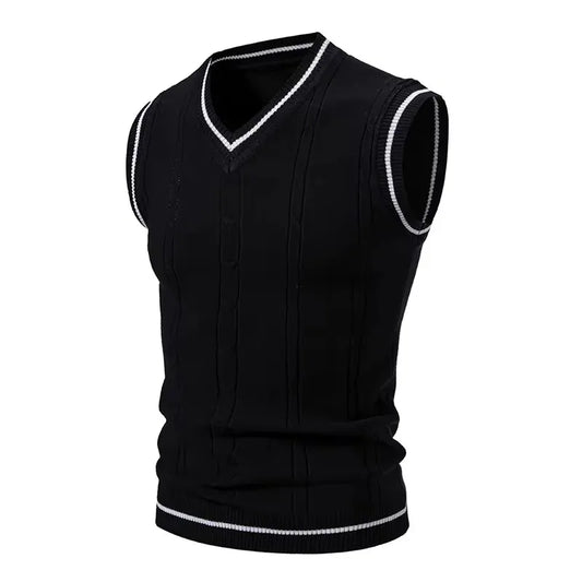 Men's Warm Knitted Sweater Vest