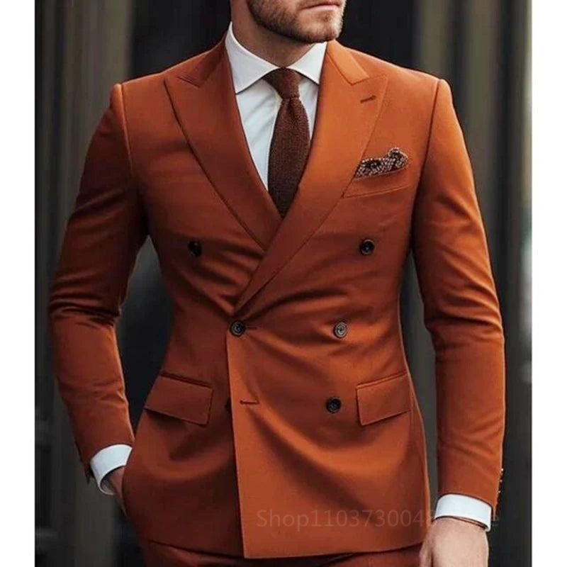 Men’s Elegant Groom Suit for Wedding