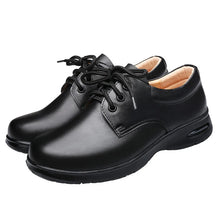 Kids  Soft Black Leather School Shoes