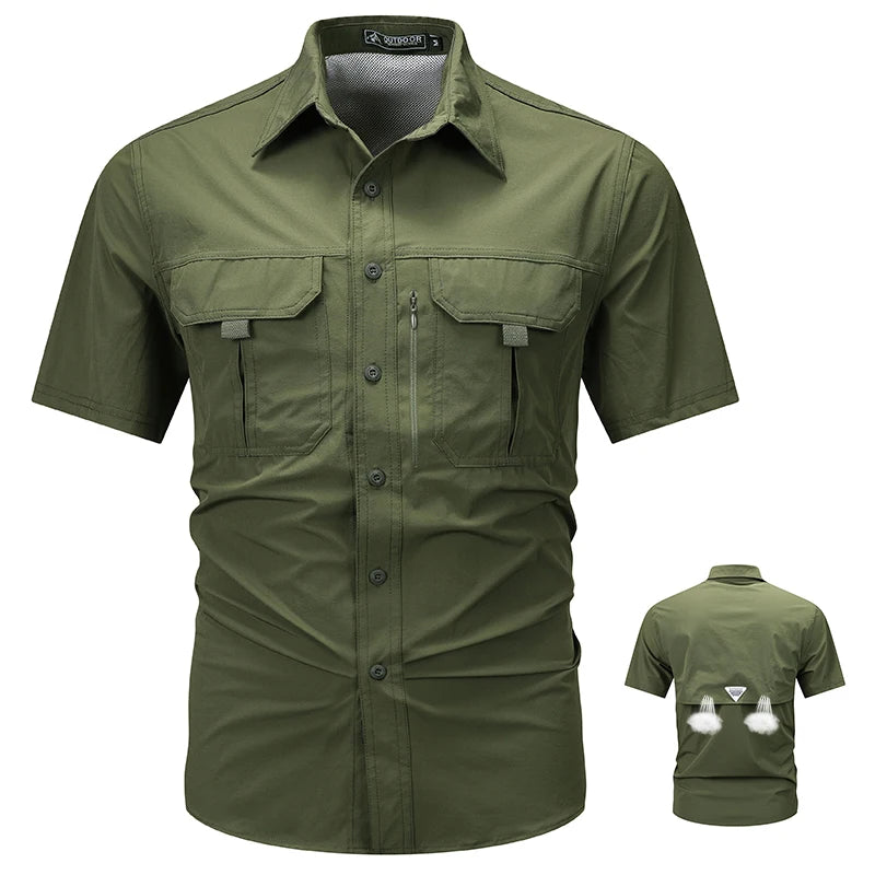 Men’s Breathable Tactical Work Shirt