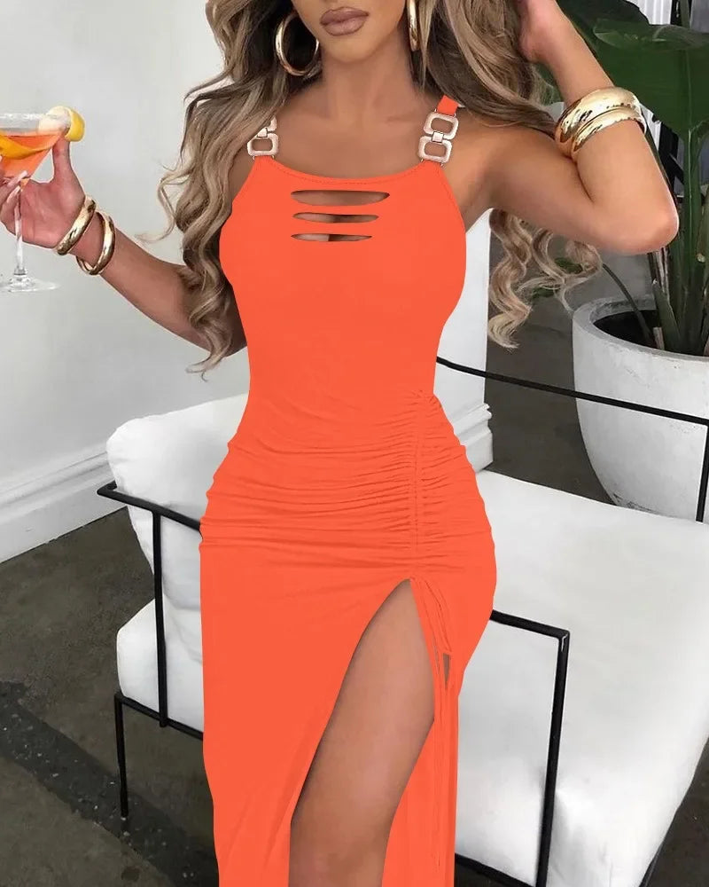Women’s Ladder Cutout Bodycon Dress