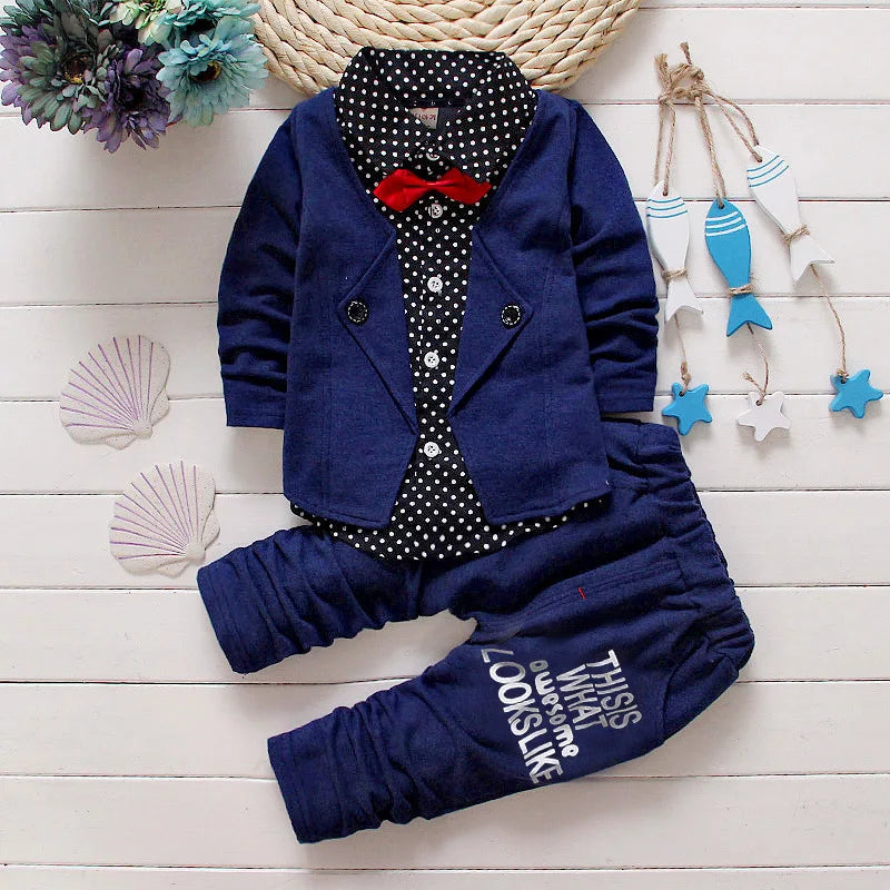 IENENS Long Sleeve Formal Suit for Kids