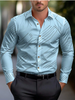 Men’s Classic Striped Lapel Shirt