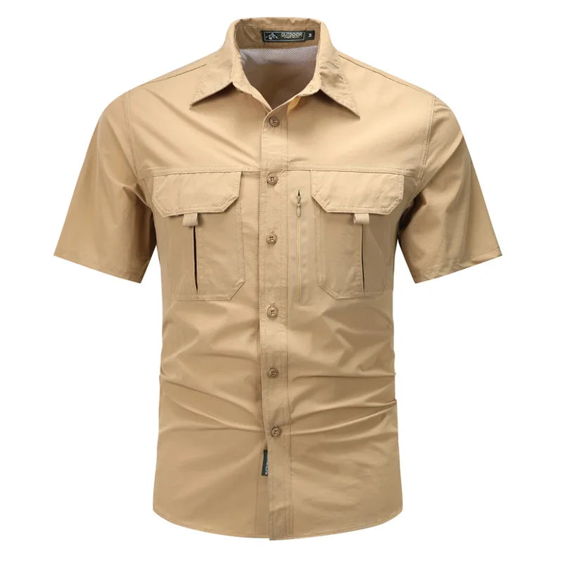 Men’s Breathable Tactical Work Shirt