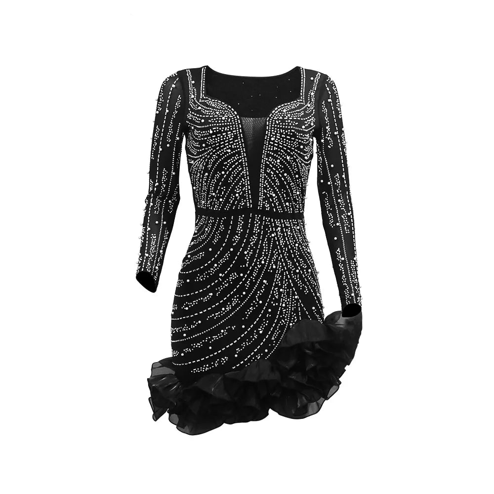 Women's Glittering Diamond Party Dress