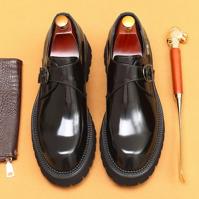 Men’s Italian Style Polished Leather Shoes