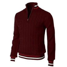 Turtleneck Long Sleeves Zipper Sweater for Men