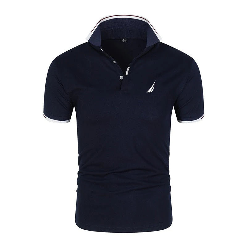 Men’s Breathable Short Sleeve Polo Shirt