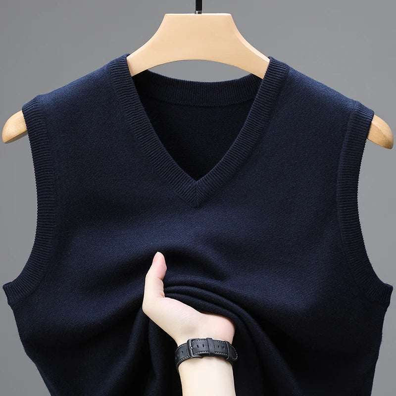 Stylish Men’s Wool Cashmere Vest